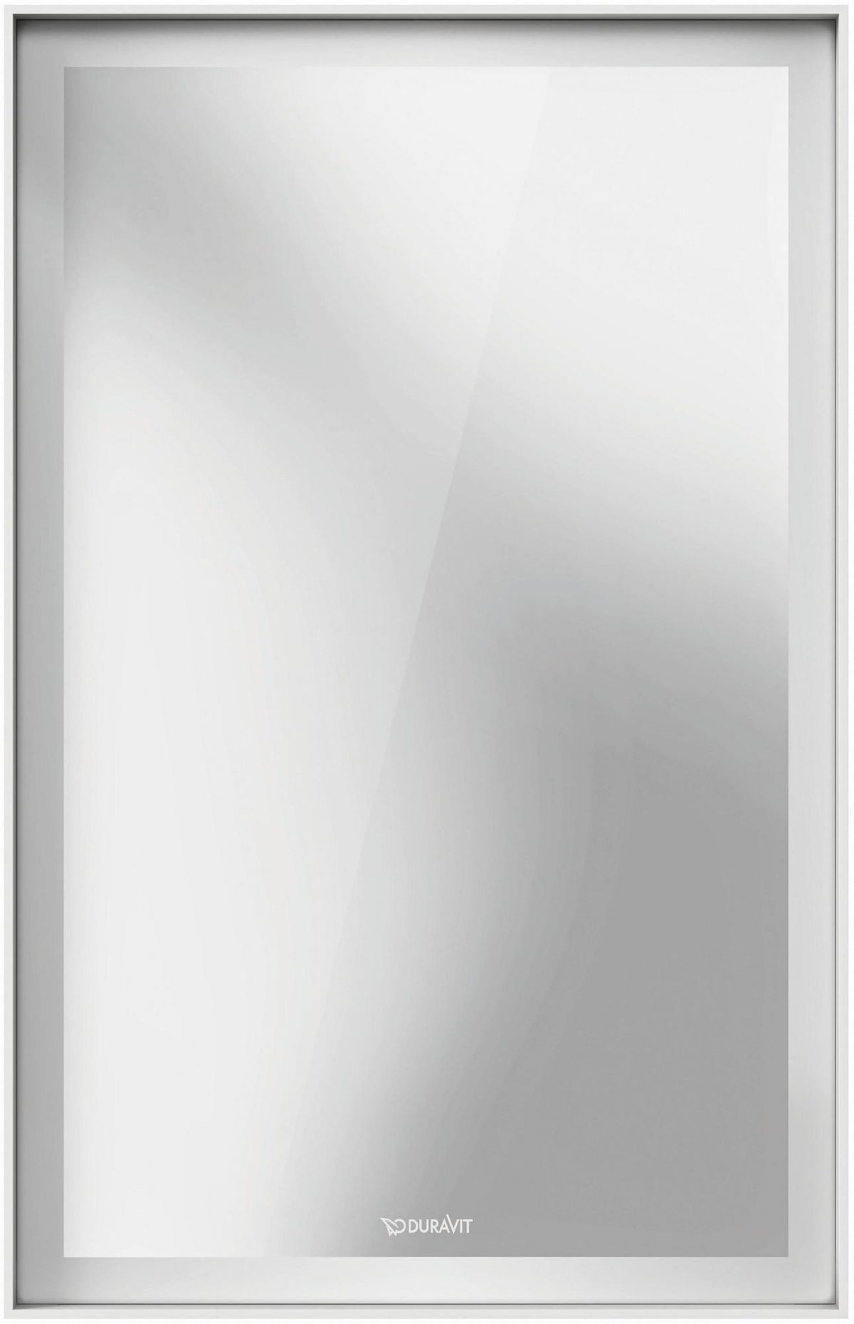 DURAVIT L-Cube Lichtspiegel 450 mm mit Sensorschalter und Dimmfunktion, Graphit Matt
