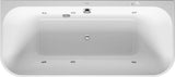 DURAVIT Whirlwanne Happy D.2Plus 1800x800mm Acryl Graphit Supermatt Vorwand