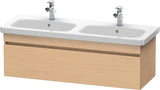 Duravit DuraStyle Waschtischunterbau 1230 mm betongrau matt – wandhängend, 1 Auszug, Soft-Close