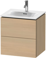 DURAVIT L-Cube Waschtischunterbau 520 mm weiß matt – 2 Schubkästen, wandhängend