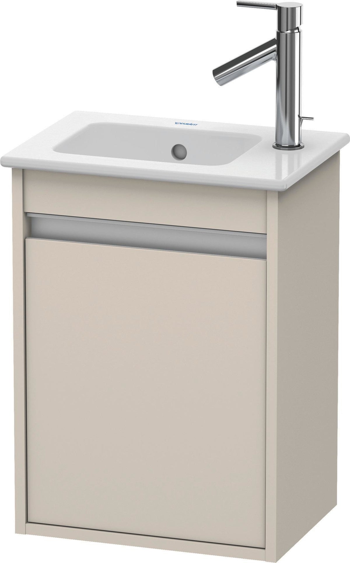 Duravit Ketho Waschtischunterbau 400 mm betongrau matt, 1 Tür links, für ME by Starck