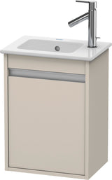 Duravit Ketho Waschtischunterbau 400 mm betongrau matt, 1 Tür links, für ME by Starck