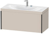 Duravit Waschtischunterbauset XVIU 1000x480mm mit Möbelwaschtisch Viu, 1 Auszug, ohne Überlauf