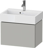 betongrau matt / Spanplatte / 1 Auszug