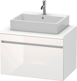 DURAVIT DuraStyle Konsolenunterschrank 800 mm betongrau matt mit 1 Auszug