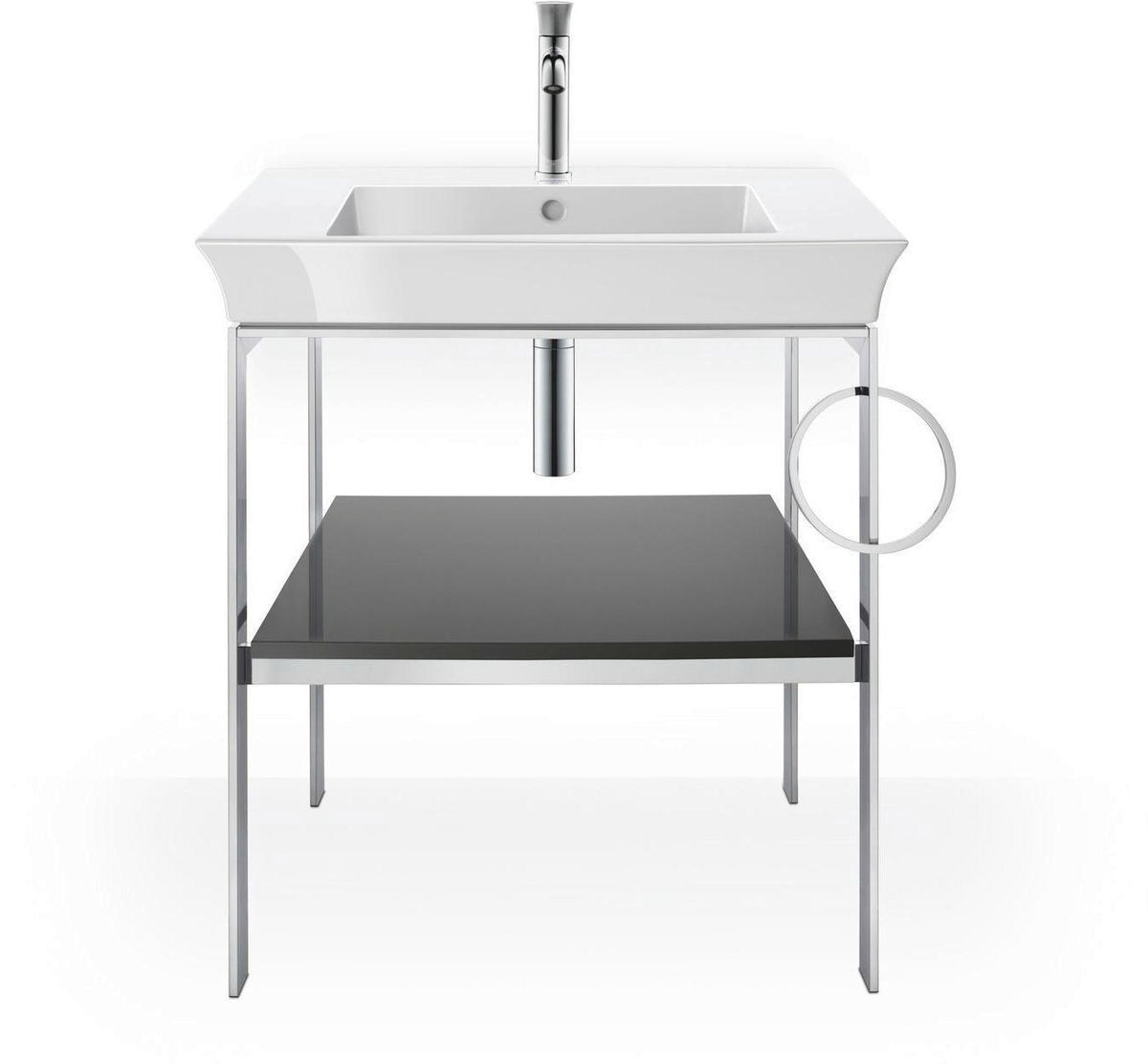 DURAVIT White Tulip Möbelwaschtisch 1050 mm Weiß mit Überlauf und WonderGliss
