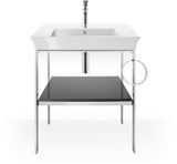 DURAVIT White Tulip Möbelwaschtisch 1050 mm Weiß mit Überlauf und WonderGliss