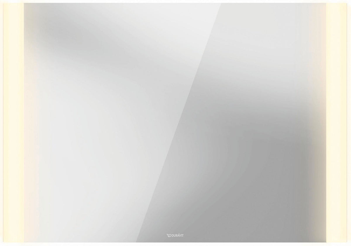 DURAVIT Licht & Spiegel Wandspiegel 1300x700mm mit LED-Beleuchtung und Sensorschalter – Weiß