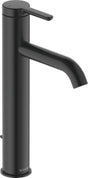 Duravit C.1 Einhebel-Waschtischmischer L mit Zugstange, Schwarz Matt