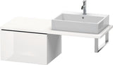Duravit L-Cube Unterschrank 620 mm taupe supermatt mit 1 Auszug und Dämpfung