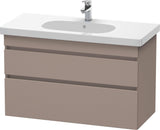 DURAVIT DuraStyle Waschtischunterbau 1000 mm wandhängend, 2 Schubkästen, weiß matt