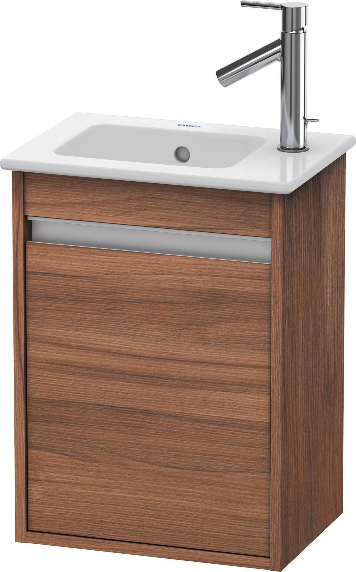 Duravit Ketho Waschtischunterbau 400 mm betongrau matt, 1 Tür links, für ME by Starck