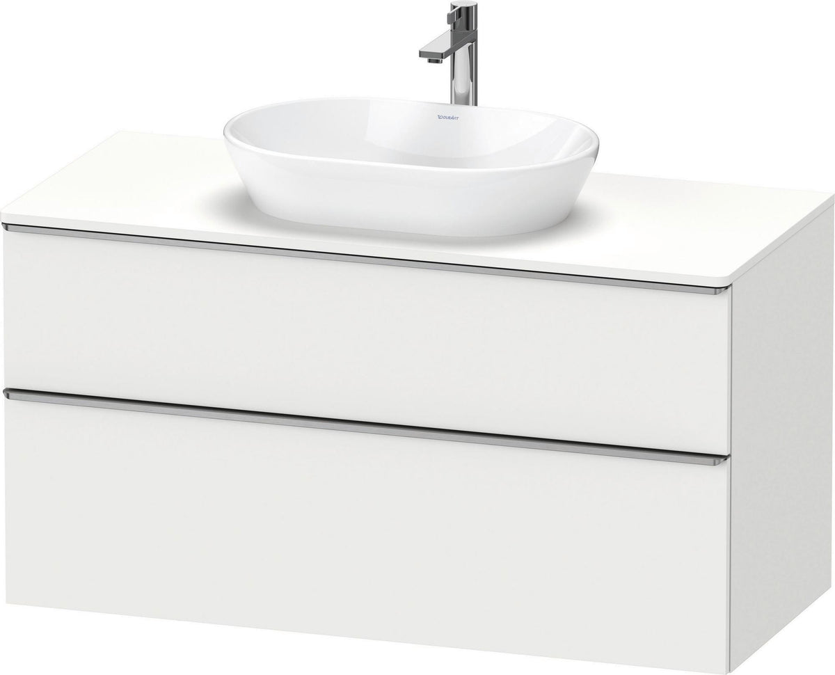 DURAVIT D-Neo Konsolenwaschtischunterbau 1200 mm Eiche Schwarz Matt mit Bronze Griff