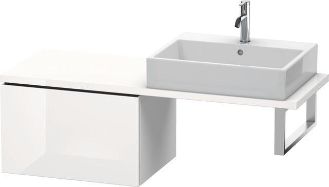 Duravit L-Cube Unterschrank 620 mm taupe supermatt mit 1 Auszug und Dämpfung