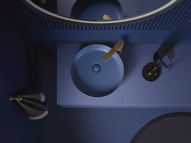DURAVIT Wave Einhebel-Waschtischmischer XL Bronze Gebürstet ohne Zugstange