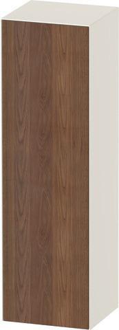 Duravit White Tulip Halbhochschrank 1320 mm, 1 Tür, Nussbaum/Taupe, Soft-Close, von Philippe Starck