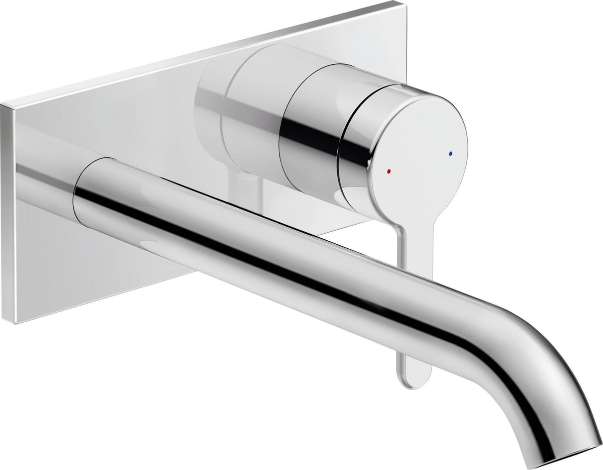 DURAVIT C.1 Einhebel-Waschtischmischer Unterputz 225 mm Schwarz Matt ohne Zugstange