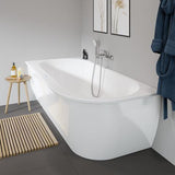 DURAVIT Handbrause MinusFlow 3-Jet D110 Soft Rain/Rain/Intense Rain, Schwarz M.