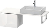 Duravit L-Cube Konsolenunterschrank 520 mm amerikanisch Nussbaum mit Tip-On-Technik