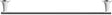 DURAVIT Starck T Handtuchhalter, Chrom, 610 mm – Wandmontage, verdeckte Befestigung