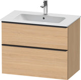 Duravit D-Neo Waschtischunterbau 810 mm betongrau matt mit Soft-Close-Auszug