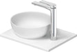 DURAVIT Sivida Aufsatzbecken Set 410x330 mm mit Konsole, weiß, medizinische Ausführung