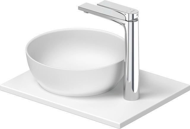 DURAVIT Sivida Aufsatzbecken Set 410x330 mm mit Konsole, weiß, medizinische Ausführung