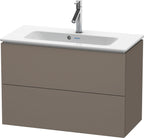 flannel grey seidenmatt / Mitteldichte Faserplatte (MDF) / 2 Schubkästen