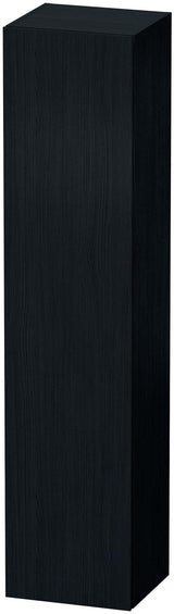 Duravit Hochschrank L-Cube 363x400x1760mm, 1 Tür rechts, Eiche Schwarz – Wandhängend mit Soft-Close