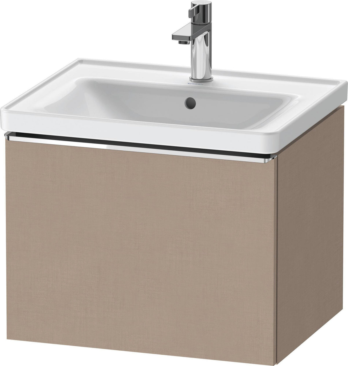 DURAVIT D-Neo Waschtischunterbau 584 mm betongrau matt mit 1 Auszug und Soft-Close