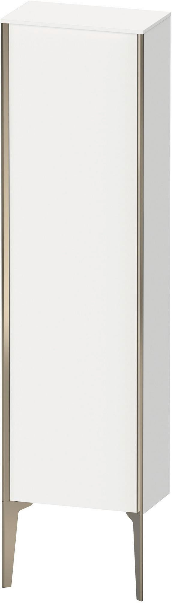 Duravit Halbhochschrank XViu 1330 mm weiß matt mit Tip-on und Soft-Close