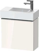 DURAVIT D-Neo Waschtischunterbau 484 mm Eiche Schwarz Matt, 1 Tür, Bronze Griff
