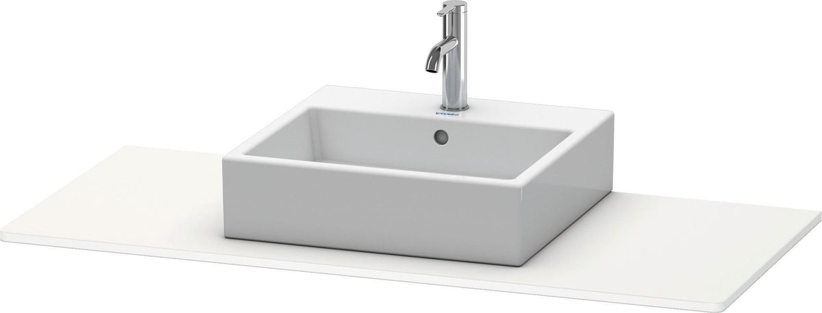 DURAVIT XSquare Konsole 800x550x16 mm mit Ausschnitt – Betongrau Matt