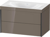 DURAVIT XViu c-bonded Waschtischset wandhängend 800x480x503mm mit 2 Schubkästen, Push-Open und Soft-Close