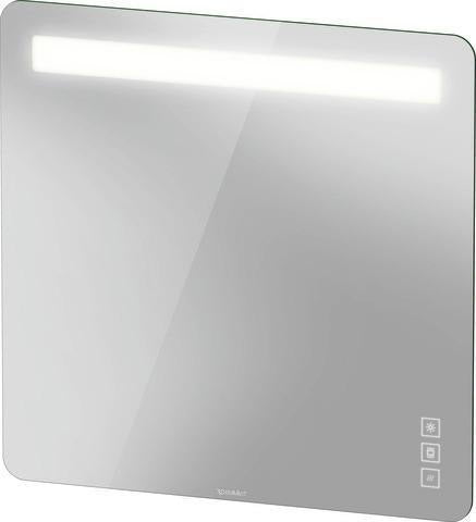 DURAVIT Luv Wandspiegel 500x800 mm mit LED-Beleuchtung, Spiegelheizung und berührungsloser Bedienung