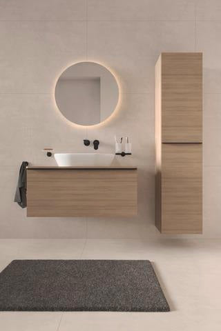 DURAVIT Wave Einhebel-Waschtischmischer Unterputz 202 mm Chrom – Keramikmischsystem