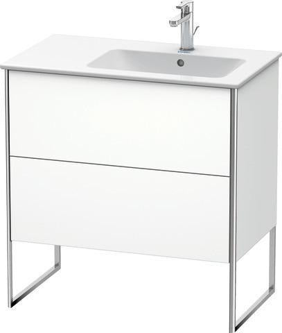Duravit XSquare Waschtischunterbau 810x832x478 mm mit 2 Auszügen in seidenmattem Esche-Ahorn