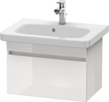 DURAVIT DuraStyle Waschtischunterbau wandhängend 580 mm betongrau matt mit Soft-Close-Auszug