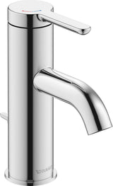 DURAVIT C.1 Einhebel-Waschtischmischer mit FreshStart, MinusFlow und Zugstange, 91 mm Ausladung