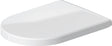 DURAVIT WC-Sitz Starck 3 Weiß Duroplast ohne Absenkautomatik Edelstahl Scharniere