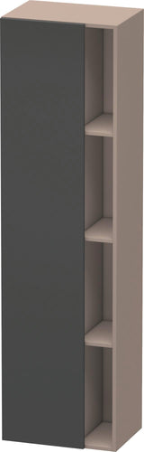 DURAVIT DuraStyle Hochschrank 360x500x1800mm, 1 Tür links, weiß matt – Wandhängend mit Soft-Close
