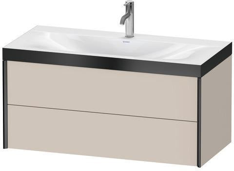 Duravit XViu Möbelwaschtischset 1000x480mm mit Viu Waschtisch und 2 Schubkästen