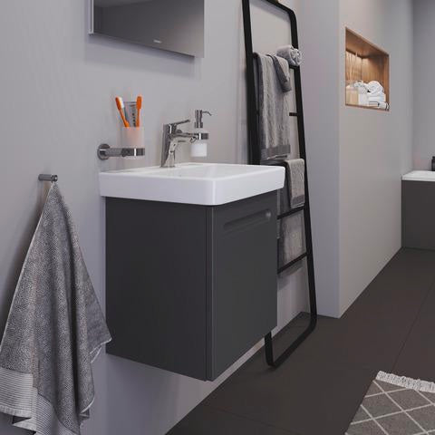 Duravit No.1 Waschtischunterbau wandhängend 440 mm, 1 Tür links, weiß matt