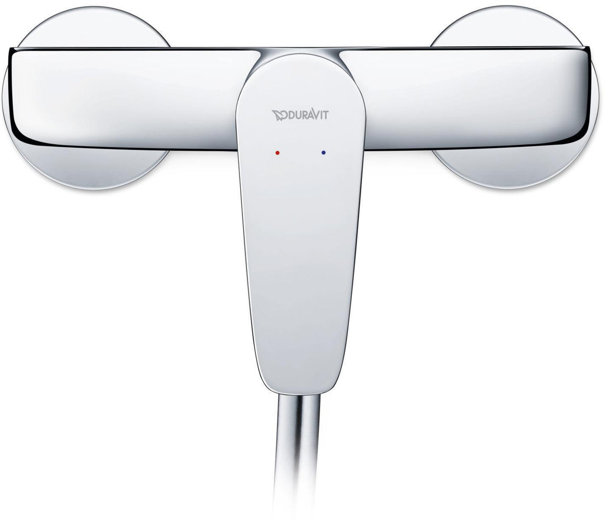 DURAVIT B.1 Brausethermostat Aufputz Chrom – Einhebelmischer mit Keramikmischsystem