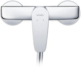 DURAVIT B.1 Brausethermostat Aufputz Chrom – Einhebelmischer mit Keramikmischsystem