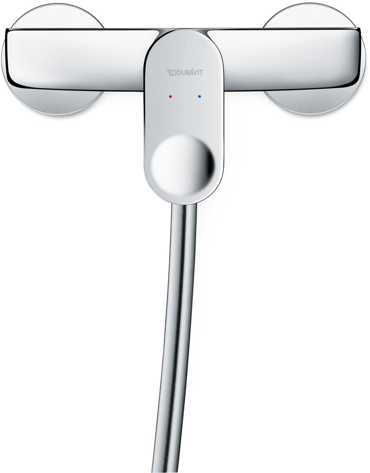 DURAVIT B.3 Einhebel-Brausemischer Aufputz – Keramikmischsystem, verchromt, für Durchlauferhitzer