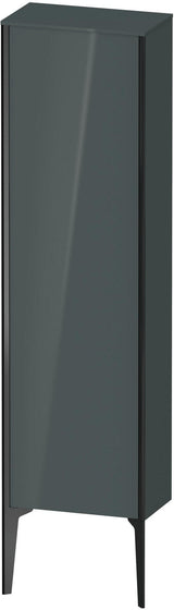 DURAVIT XViu Halbhochschrank 1330 mm grau hochglanz mit Tip-on und Soft-Close
