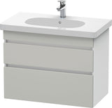 DURAVIT DuraStyle Waschtischunterbau 800 mm wandhängend, 2 Schubkästen, weiß matt – mit Soft-Close