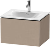 Duravit L-Cube Waschtischunterbau 620 mm weiß matt, 1 Auszug, wandhängend, Tip-On