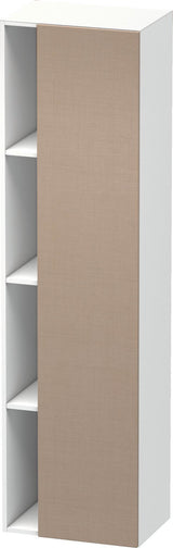 DURAVIT DuraStyle Hochschrank 360x500x1800mm, 1 Tür links, weiß matt – Wandhängend mit Soft-Close